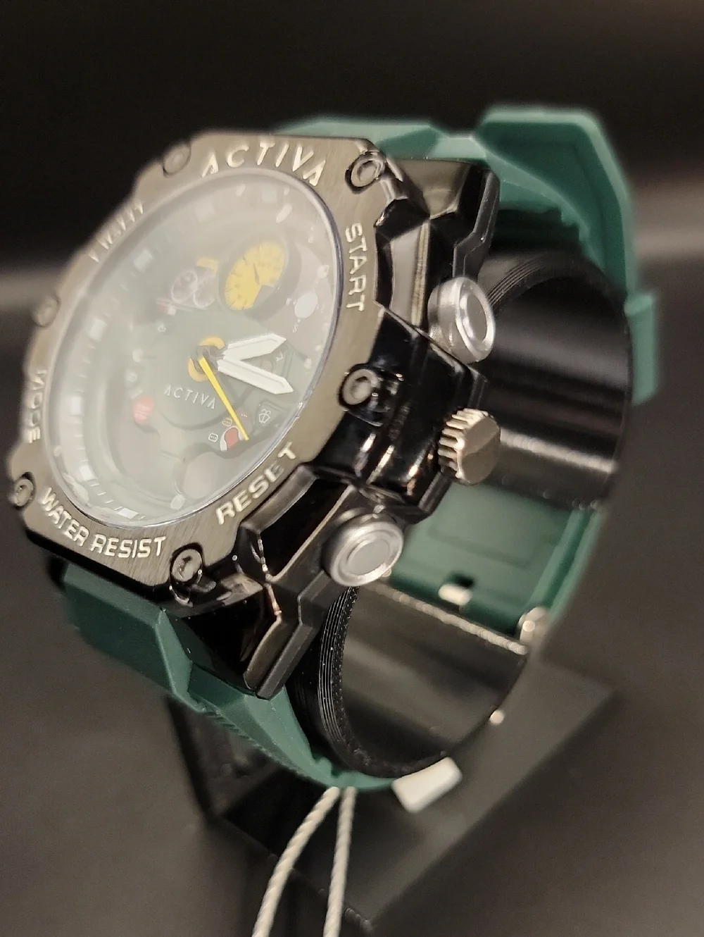 NWT ACW8092-002 Activa X Invicta Digital Multi Men's Watch - 55mm Green Silicone